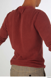 Nathaniel casual dressed red sweater upper body 0006.jpg